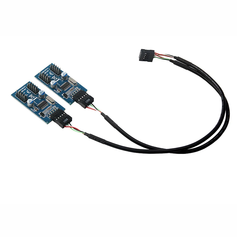 motherboard usb cabeçalho hub extensão divisor adaptador conversor usb macho para cabo interno
