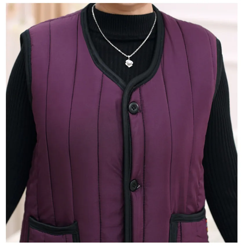 Autumn Winter Women Parka Vest Coats New Warm Thick Down Cotton Vests Jacket Female Plus Size 4xl Sleeveless Waistcoat Tops A607