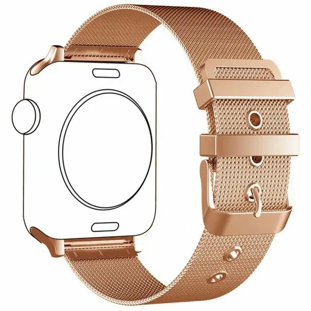 

New Design Metal Stainless Steel Milanese Loop for Apple Watch Band 42mm 38mm 40mm 44mm Mesh Watch Band for iWatch 4 3 2 1