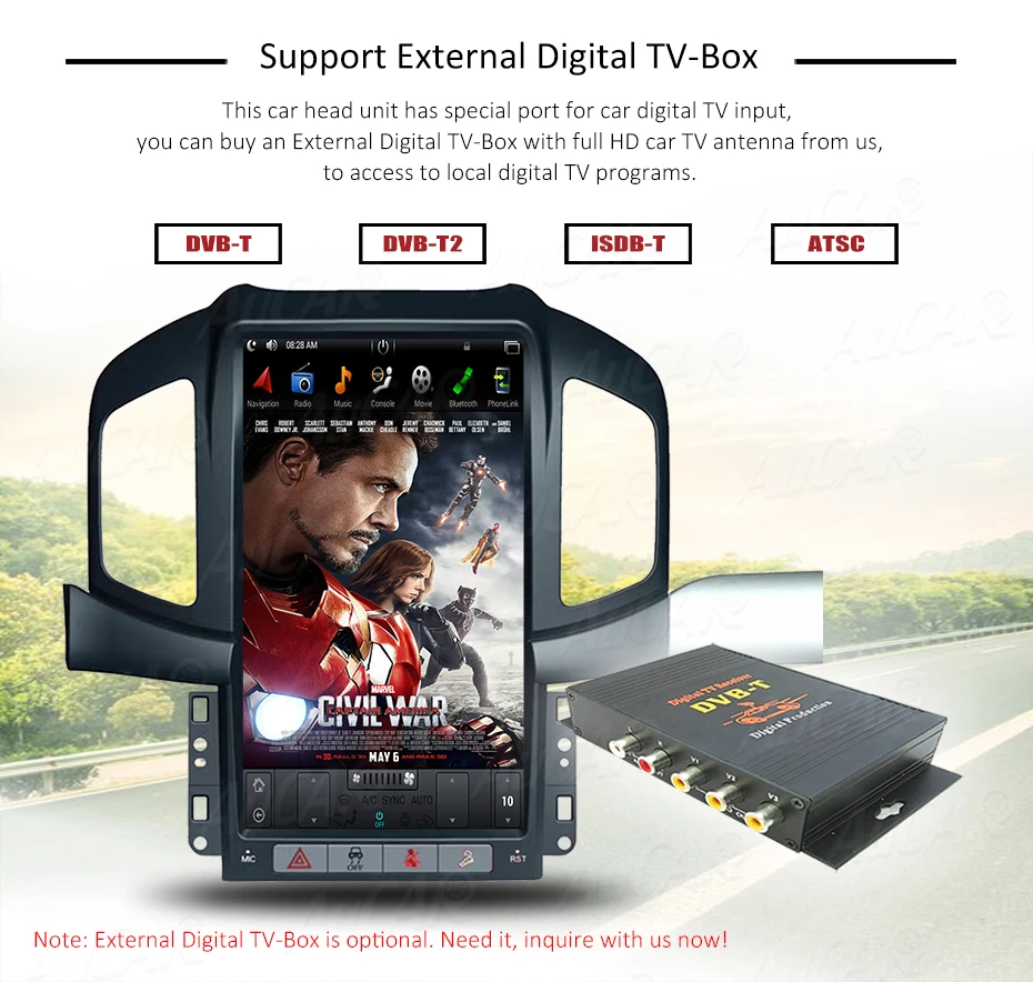 Cheap 2 DIN Android 8.1Tesla style Car radio For Chevrolet Captiva 2013 2014 2015 2016 2017 car cassette player Stereo autoradio 1 DIN 16