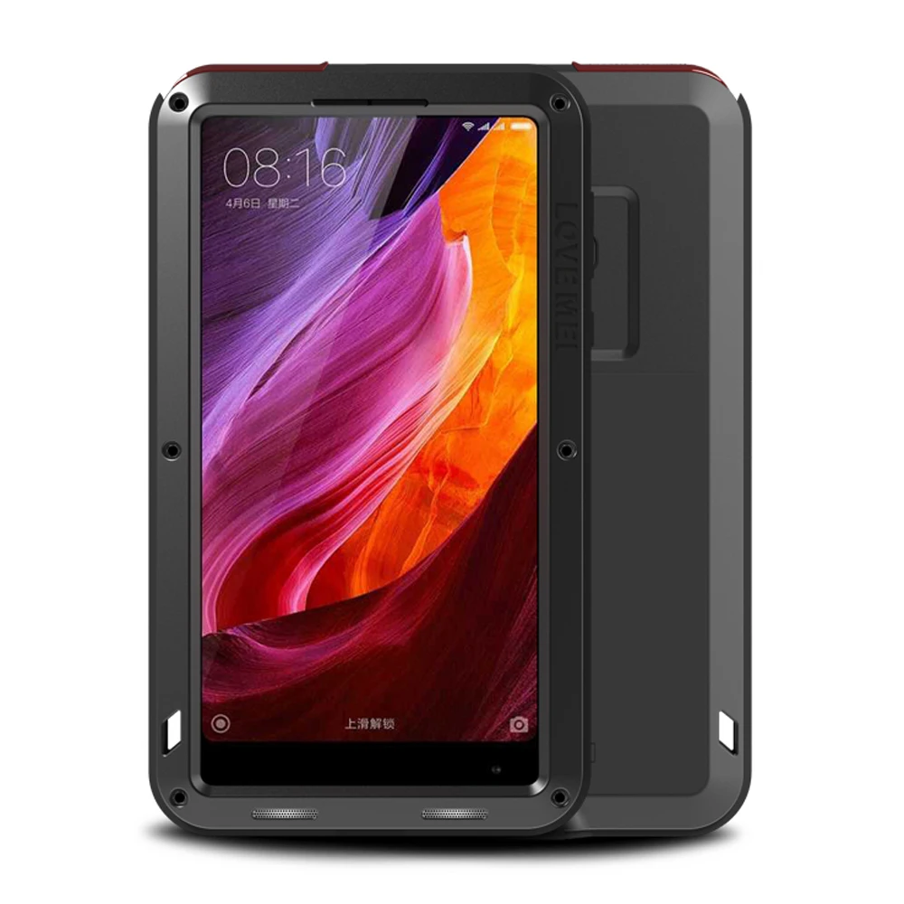 bilder für Xiaomi Mi Mix Fall Metall Aluminium Rüstung Wasserdicht Stoßfest + Gorilla-glas-kasten Für Xiaomi Mi Mix Telefon Metall Schützen abdeckung bilder für Xiaomi Mi Mix Fall Metall Aluminium Rüstung Wasserdicht Stoßfest + Gorilla-glas-kasten Für Xiaomi Mi Mix Telefon Metall Schützen abdeckung