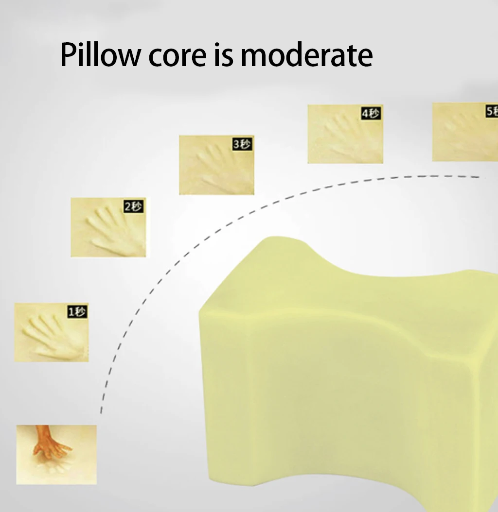 Ортопедический пенный наполнитель с эффектом памяти клиновидный для сна Sciatica Hip совместное Обезболивание подкладка на бедро Поддержка Подушка белая пена памяти