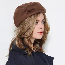 Подарок для мамы, женская осенняя и зимняя модная шерстяная шляпа, женские вечерние шляпы высшего класса, австралийская шерстяная фетровая шляпа, берет