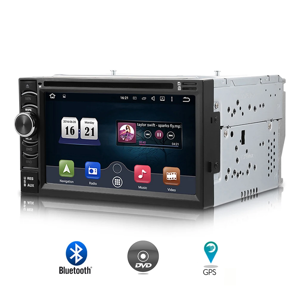 6116G 2 Din Autoradio Car Multimedia CD DVD Player with Bluetooth GPS Navigation 6.5 inch Touch Screen Auto FM AM RDS Radio 6116G 2 Din Autoradio Car Multimedia CD DVD Player with Bluetooth GPS Navigation 6.5 inch Touch Screen Auto FM AM RDS Radio