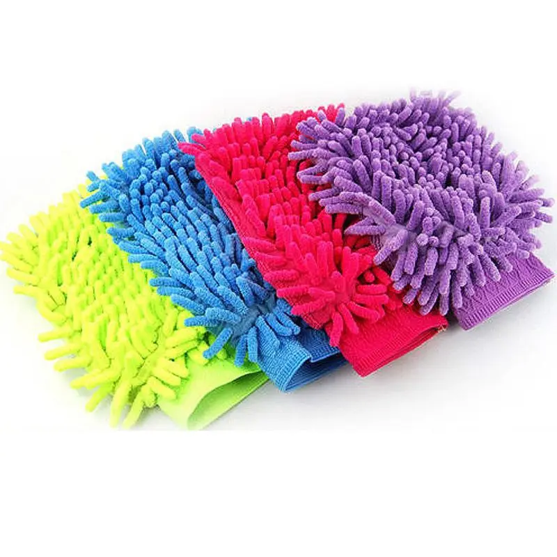 

superfine fiber Single-sided car gloves Car wash cloth Car wash gloves Fit Trunk Box