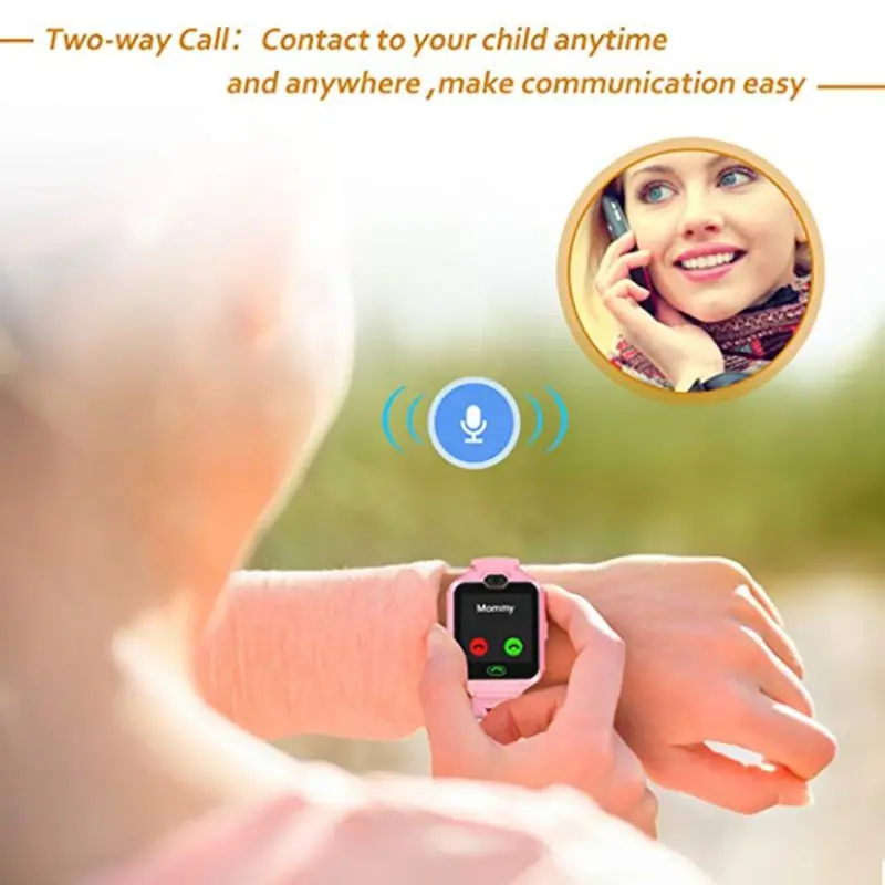 Neue Q01 Kinder Smart Aufruf/Musik Armbanduhr Wasserdicht Jungen Und Mädchen HD Bunte Bildschirm Sm