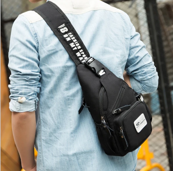 Male Sling Bag Oxford Men Messenger Bag Brand Chest Pack Multifunctional man fashion Chest Bags men's Small shoulder Travel Bag