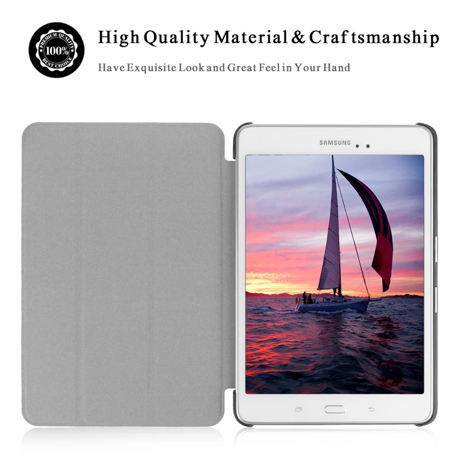 Чехол для планшетов Samsung Galaxy Tab A 8 0 SM T350 T351 T355 P350 дюймов Тонкий Магнитный чехол