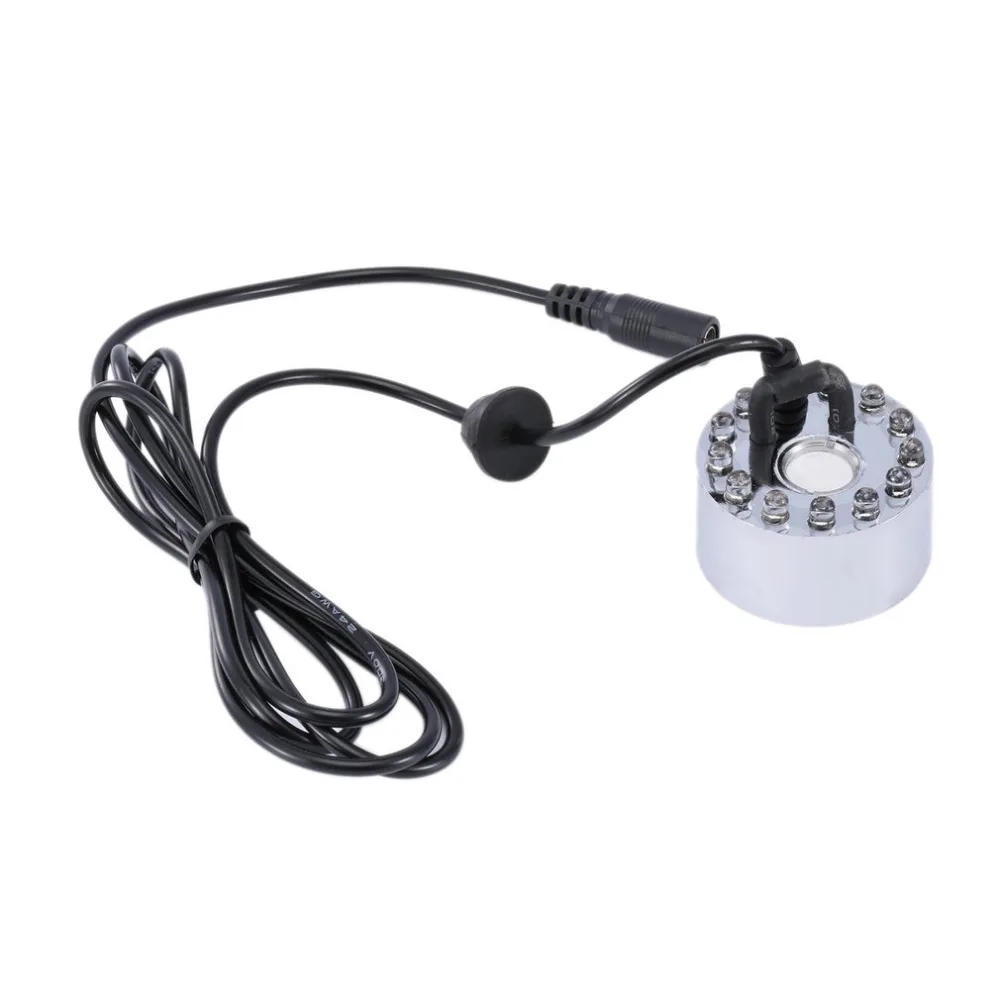 

2018 New 12 LED fountain lighting backlight for fountains pond Mist Creator Fogger Water Colorful Light Atomizer Ultrasonic Mist