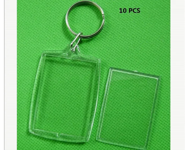 5pcs/Lot Rectangle Transparent Blank Acrylic Insert Photo Picture Frame