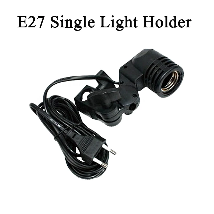 Photo Light Lamp bulb Single Holder E27 Socket Flash Bracket Studio 