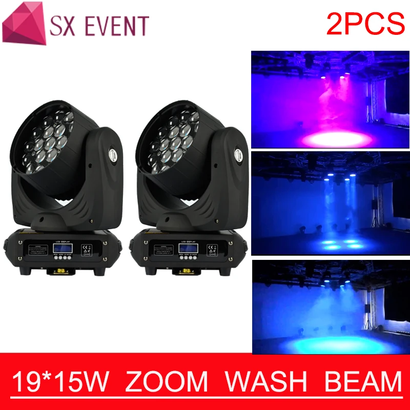 19x15 Вт пчелиные глаза движущийся головной свет RGBW 4светодио дный В1 LED Wash Zoom движущийся головной свет Вт 19x15 Вт DMX контроллер Professional DJ Light Bar Sta