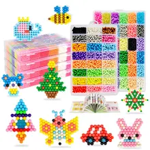 

10 Colors Box Set Hama Beads Perler Beads Aquabeads Perlen 3d Puzzle Magic Beads Aqua Beads Puzzles Kids Toys Birthday Gift