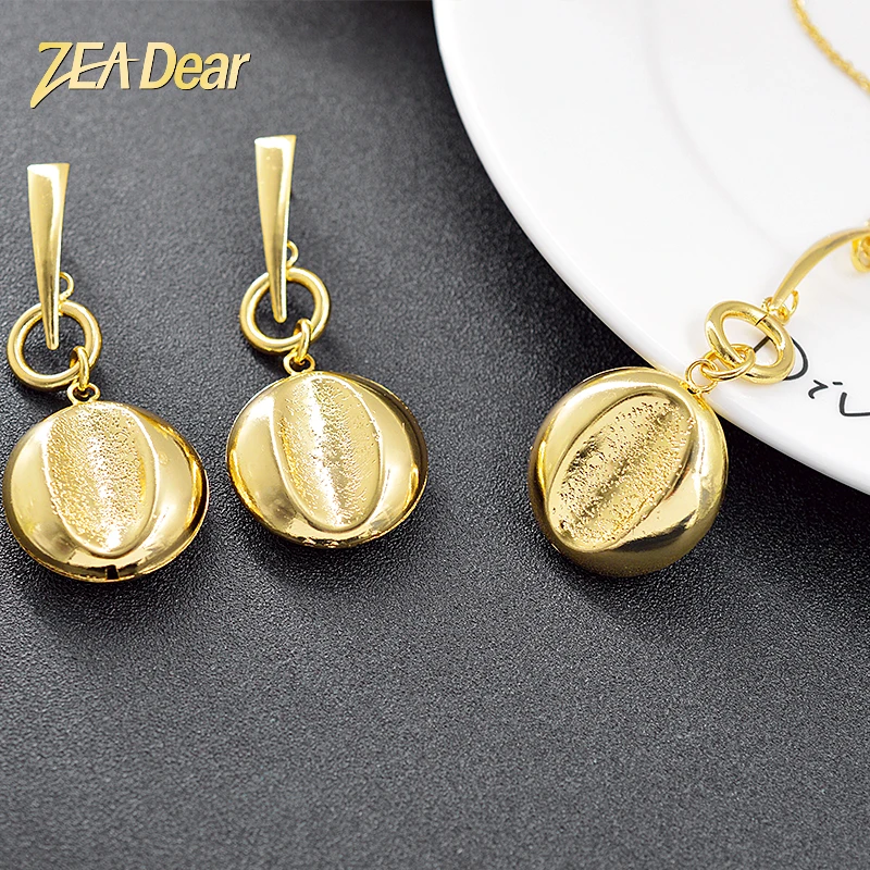 

ZEADear Jewelry Hot Selling Big Jewelry Set For Women Necklace Earrings Pendant High Quality Jewelry Findings For Engagement