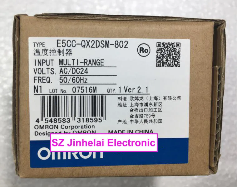 

Authentic original E5CC-RX2DSM-802, E5CC-QX2DSM-802 OMRON Digital Controller AC/DC24