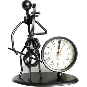 

Creative Electronic Desk Clock Decoration Iron Small Desk Clock Bedroom Decoration Office Accessories Decoration Desk 50Y018