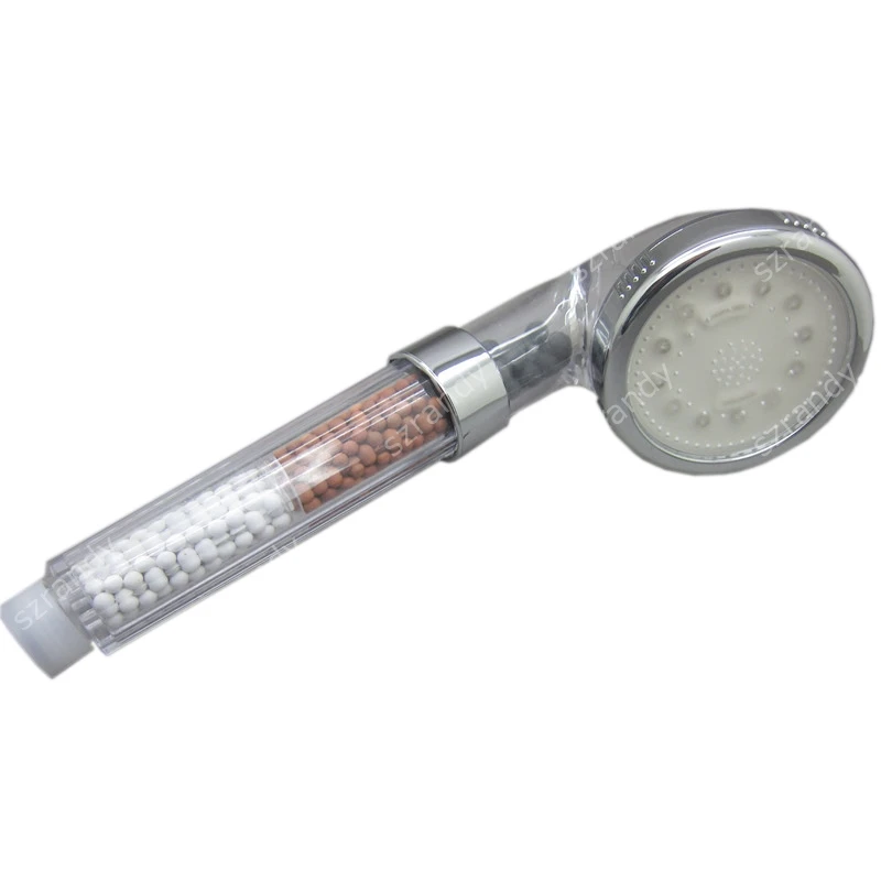 Массажная насадка для душа светодиодная синяя с питанием от воды|led shower head|shower
