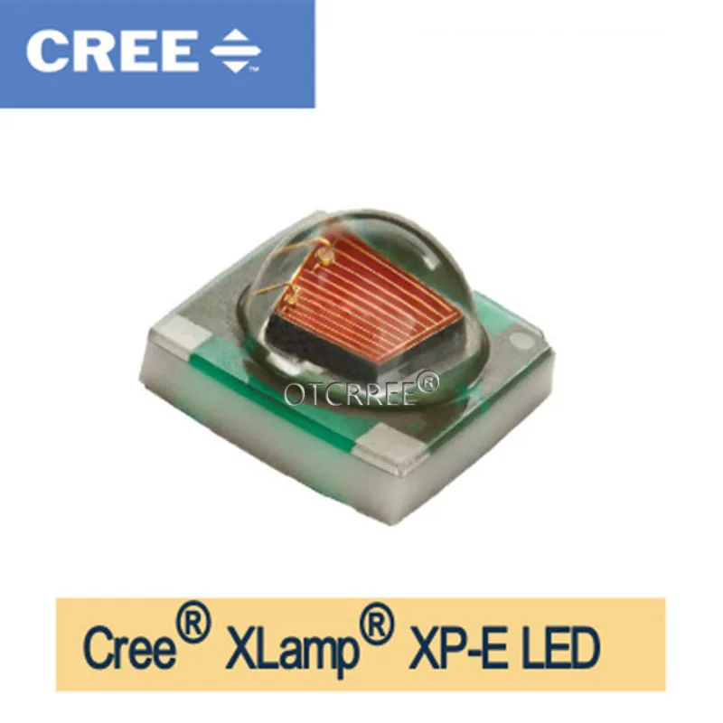 Оригинальный Cree XPE XP E R3 1 3 Вт 100 красный светодиодный эмиттер диод 620 3535