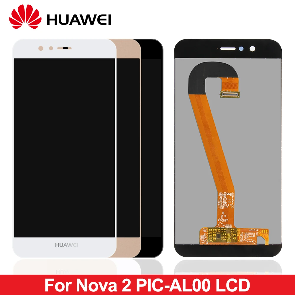 

For Huawei Nova 2 LCD Display PIC-AL00 PIC-L09 PIC-L29 PIC-TL00 PIC-LX9 LCD Display Touch Screen Digitizer Assembly With Frame