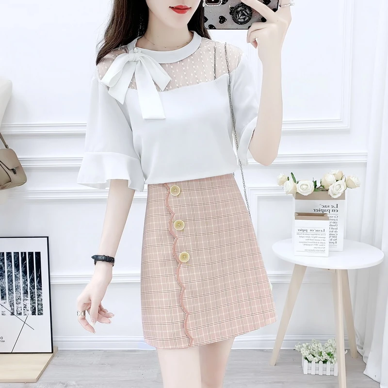 Korean top and skirt Clearance