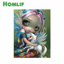 5D DIY алмазная живопись Феи розовая алмазная живопись на заказ фото значок с вышивкой в виде ромба полная квадратная ручка конфеты бар ужас ima