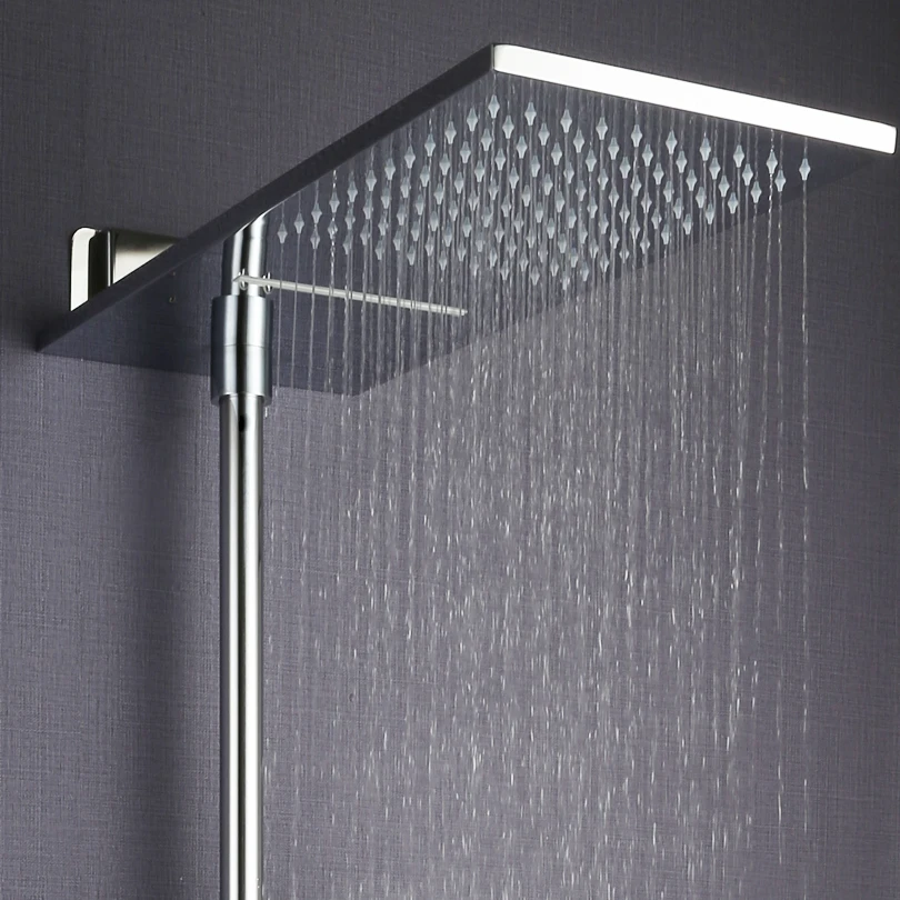 Bathroom Shower Faucet Set Bath Mixer Waterfall Rain Shower Head Thermostatic Mixer Tap Digital Shower Panel  Shower System