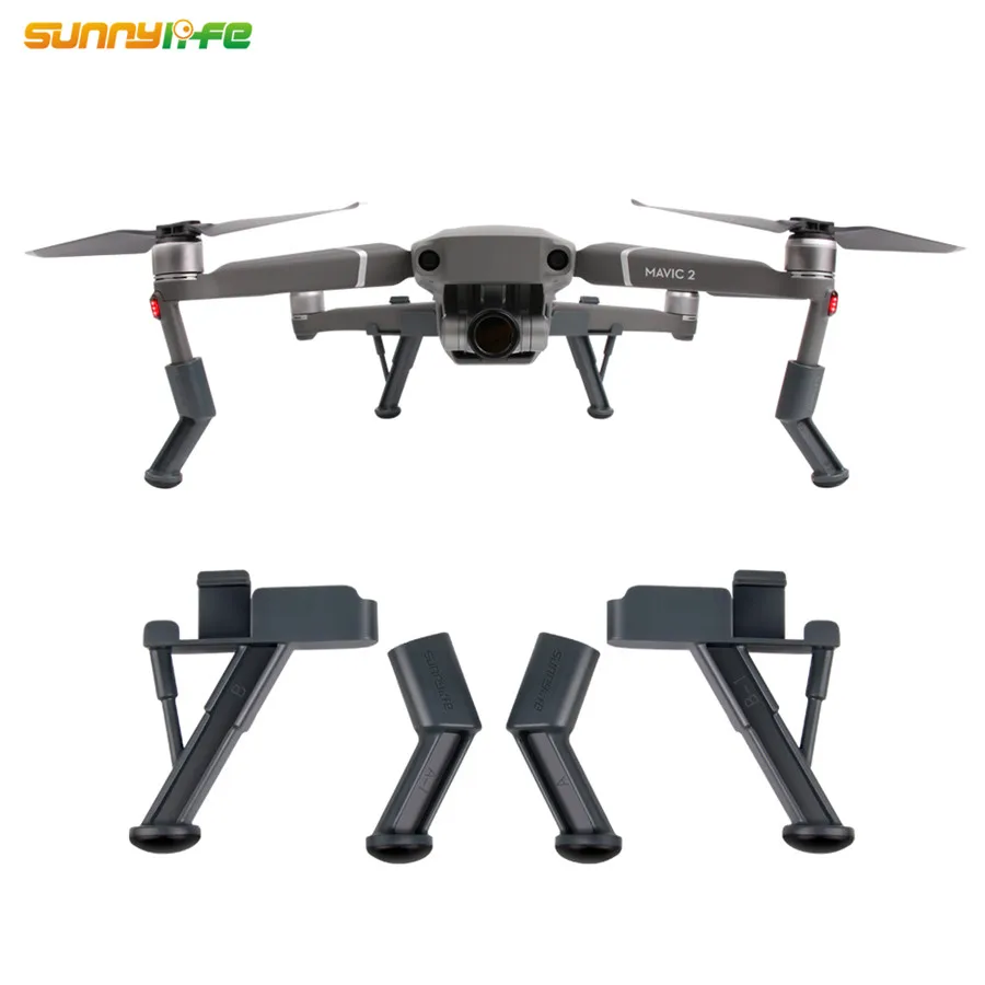 

DJI MAVIC 2 Landing Gear Extended Support Gear Leg Protector Stand Feet Heighten 42mm Accessory for DJI Mavic 2 pro zoom drone