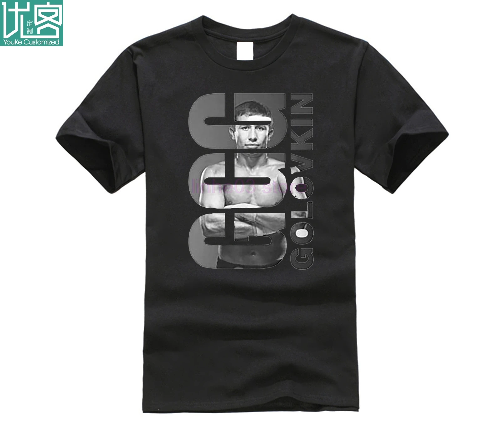 

designer t shirt Golovkin GGG Printed 2016 Summer Design Short sleeve O-Neck T-Shirt cotton Tees Shirts (2)