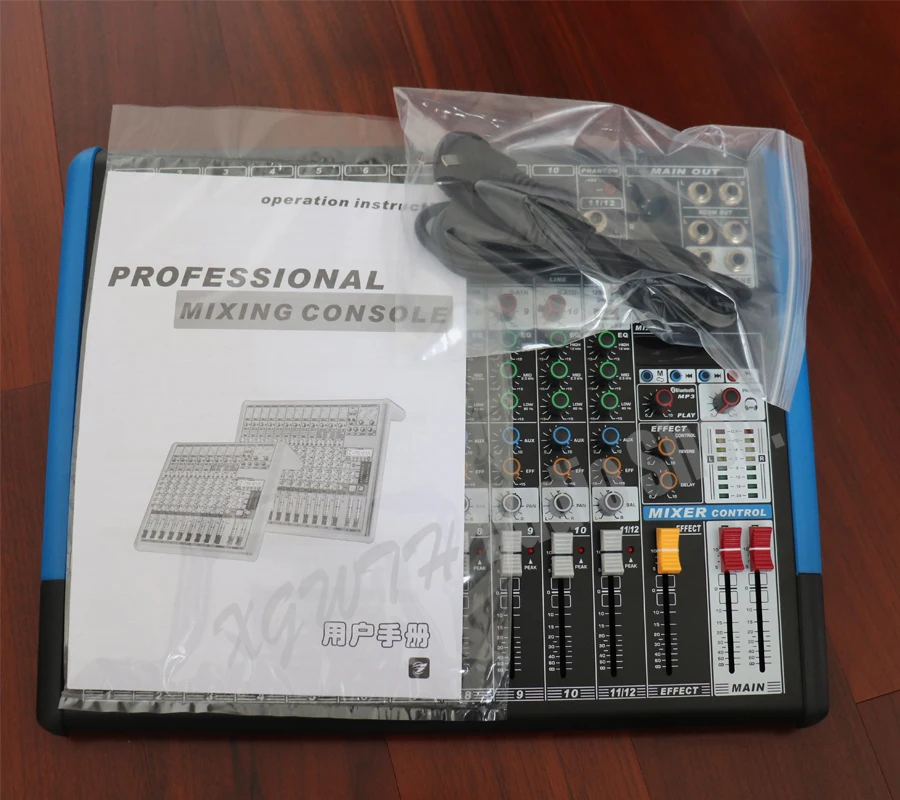 Xgwth Sound Mixing Console with USB Bluetooth