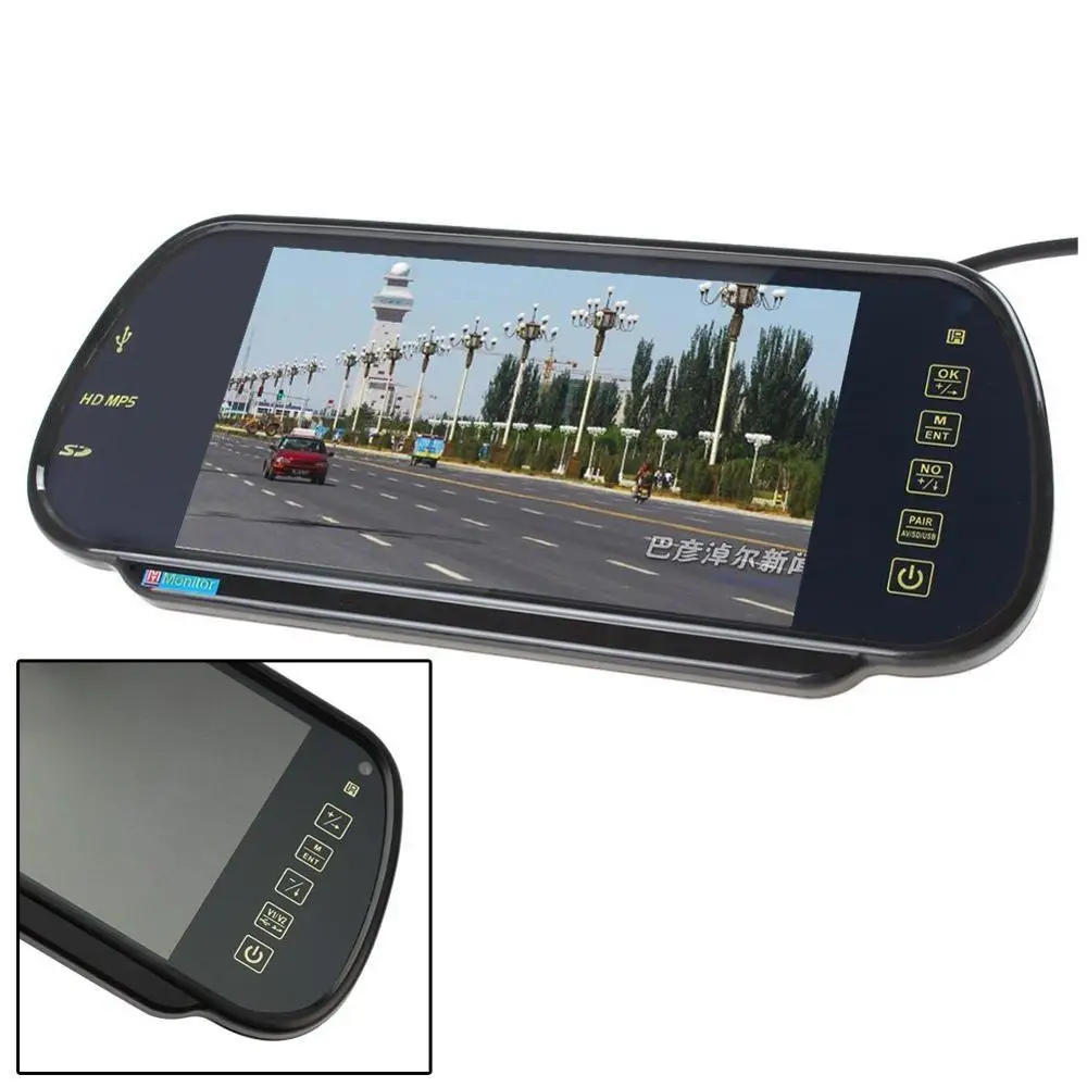 ЖК дисплей для зеркала заднего вида 7 дюймов 16:9|car rearview mirror monitor|car monitormirror monitor |