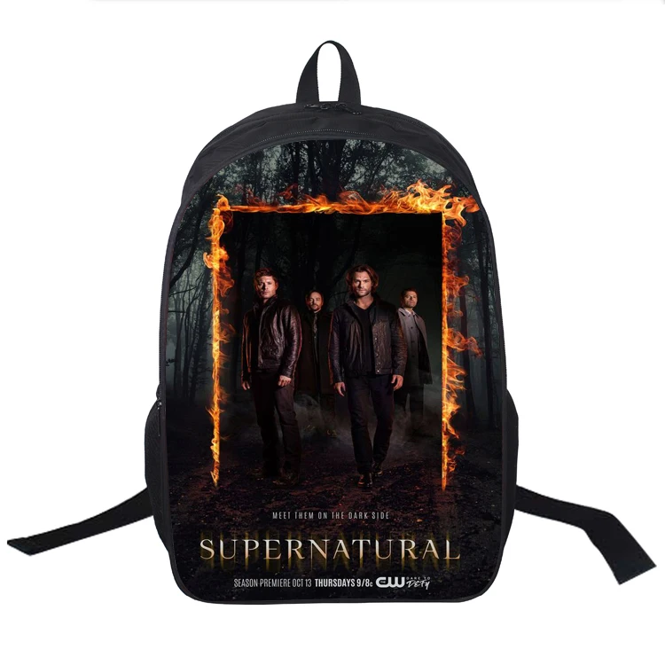 Высококачественный рюкзак Supernatural для детей, сумки для мальчиков и девочек, модный подарок-сюрприз, рюкзак для подростков, школьный рюкзак - Цвет: 3