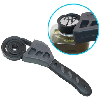

500mm Universal wrench Rubber Strap Multi-function Black Wrench Adjustable Spanner For Any Shape Opener Tool Car Repair Tools