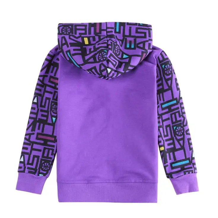 BLUE purple fashion boys hoodies children's wear sweatshirts jacket