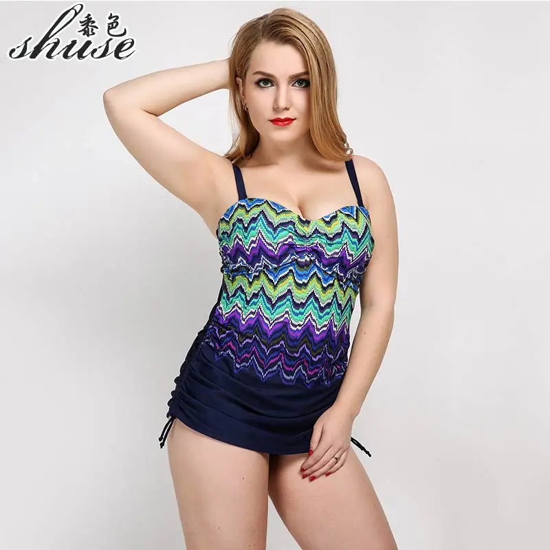 

Large Size Swimwear Female Push Up Swimsuits One Pieces Backless Monokini High Cut Plus Size Bathing Suits One Piece Striped