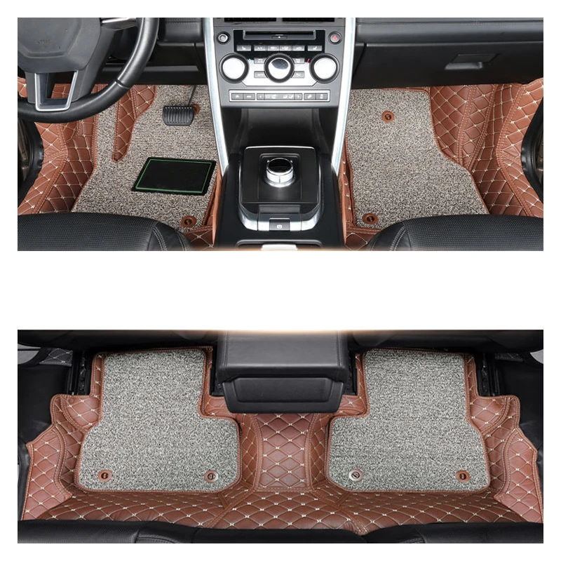 Lsrtw2017 роскошный кожаный автомобильный салон автомобиля коврик анти-kick коврик для land rover discovery sport - Название цвета: type 2