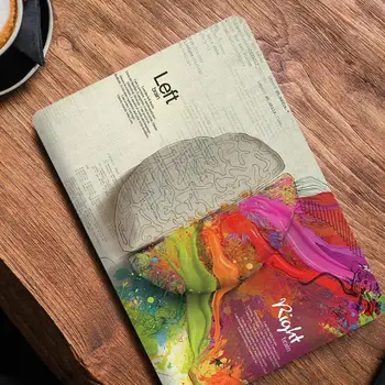 

Left Right Brain pattern Laptop Case For Apple MacBook Pro Retina Air 12 13 15inch,for mac new Air Pro 13.3 16 inch cover shell