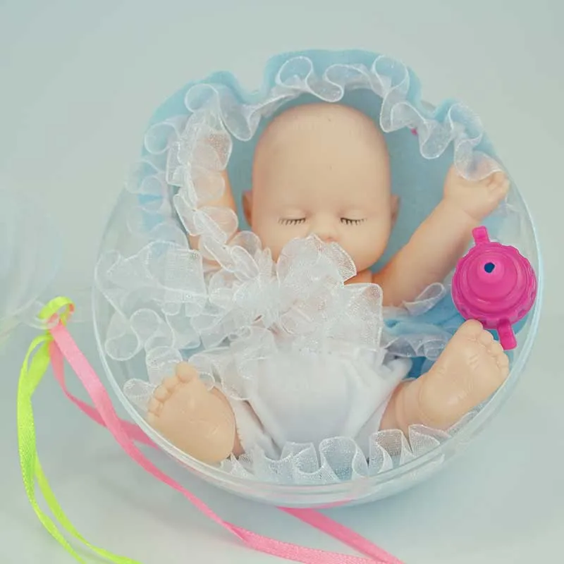 

Transparent Plastic Ball Capsules Toy With Inside Different Figure Simulation Pocket Doll Toy For Vending Machine As Kids Gift