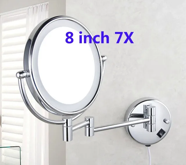 2017 Hot 8 Inch Bathroom Led Makeup Cosmetic Magnifying Mirrors Wall 2017 Hot 8 Inch Bathroom Led Makeup Cosmetic Magnifying Mirrors Wall Mounted Mirror With