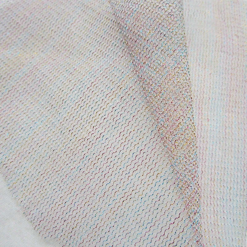 

Colorful thin mesh fabric fashion polyester black white tulle fabric for apparel DIY accessory many uses cloth wedding decora
