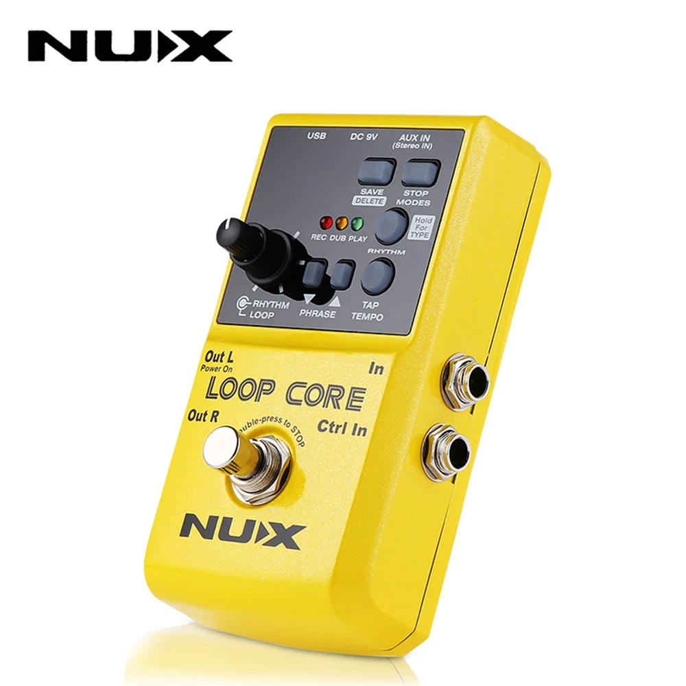 

NUX Loop Core Guitar Effect Pedal Looper 6 Hours Recording Durable Electric Effects Pedal Compact Powerful Guitar Accessories