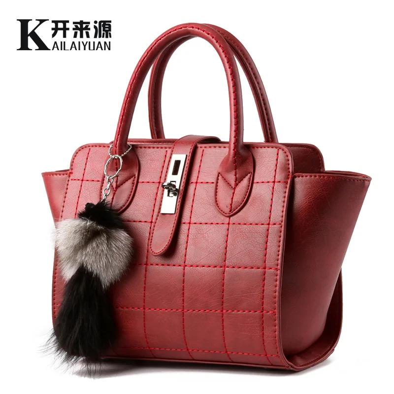 

100% Genuine leather Women handbags 2019 new fashionista bag bag explosion models car suture buckle Messenger Shoulder Bag