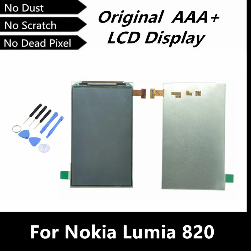 100 Working Well LCD Replacement For Nokia Lumia 820 LCD Screen Display Glass with Free Tools