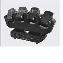 1 шт./лот RGBW 4 головки dj светильник ing led движущийся головной светильник