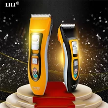 Светодиодный профессиональный триммер для волос, высококачественные электрические ножницы для парикмахеров, мощная машинка для стрижки волос, машинка для стрижки волос