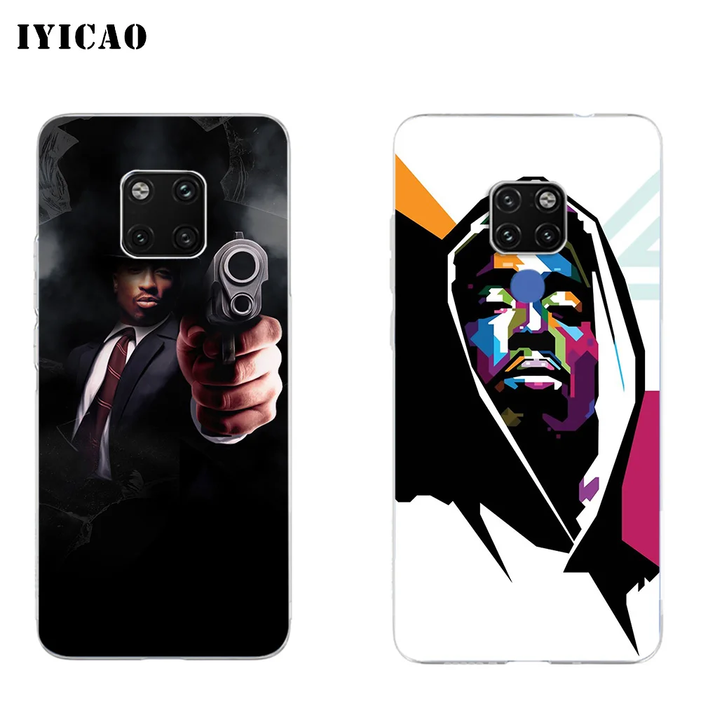 IYICAO 2Pac Tupac Amaru Shakur Мягкий силиконовый чехол для телефона Huawei Mate 10 20 Lite Pro Nova 2 2i 3 3i 4 TPU