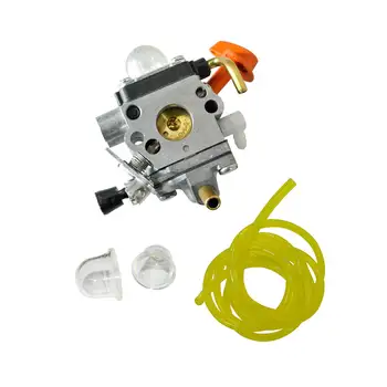 

Carburetor & Fuel Pipe Line&2* Primer Bulbs Fit STIHL FS90 FS110 Rep ZAMA C1Q-S174