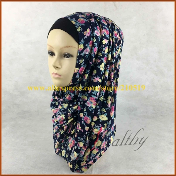 СКИДКА 17% 20 узоров дизайн Джерси-шарф трикотажная шаль хлопок мусульманский хиджаб 170*50 см
