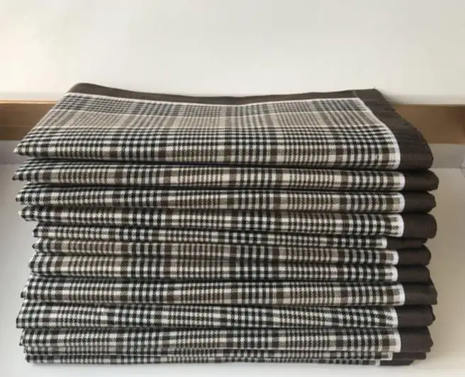 Sell Classic Men's Pure Cotton Handkerchief European Style Check Daily Eco Friendly Hankers Best