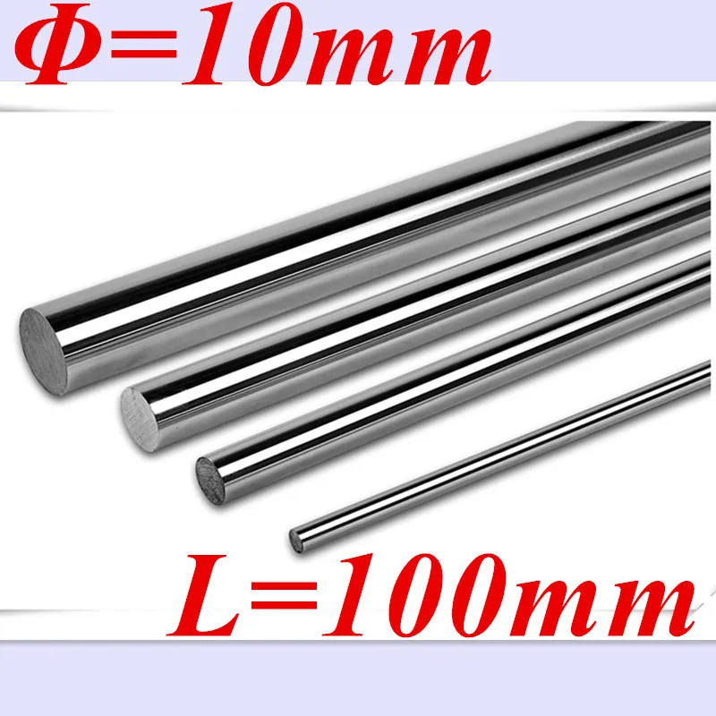 

New linear shaft 10mm 100mm long 10mm linear rail harden chromed round rod cnc parts 3d printer