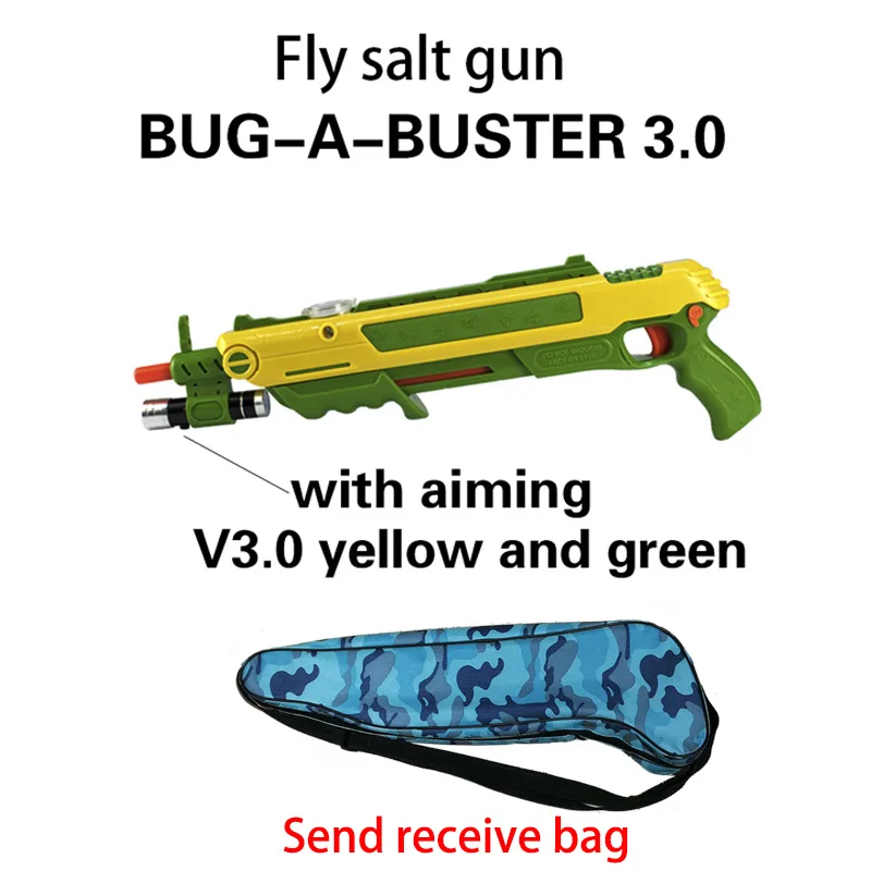 Comprar 12 tipo caliente regalo de verano insecto sal volar arma, sal, pimienta, balas Blaster pistola arma del airsoft matar Mosquito flyToy al aire libre sal pistola
